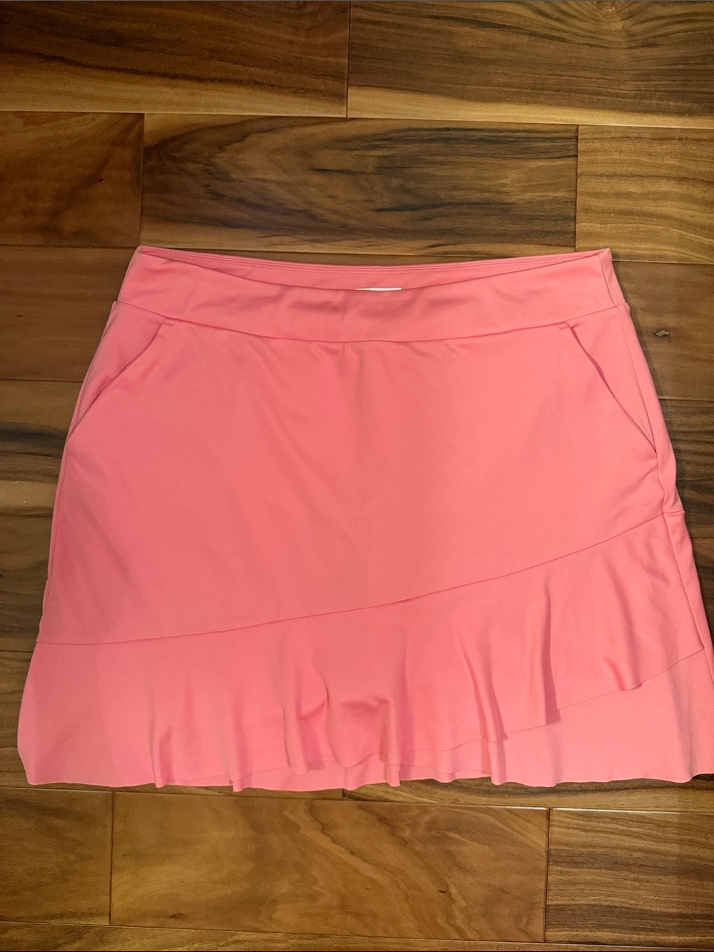 Greg Norman Collection Pink Skort with Ruffels Large